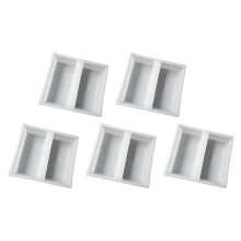 5pcs Concrete Path Mold Set for DIY Driveway Paving, Garden Walkway, Reusable Outdoor Use