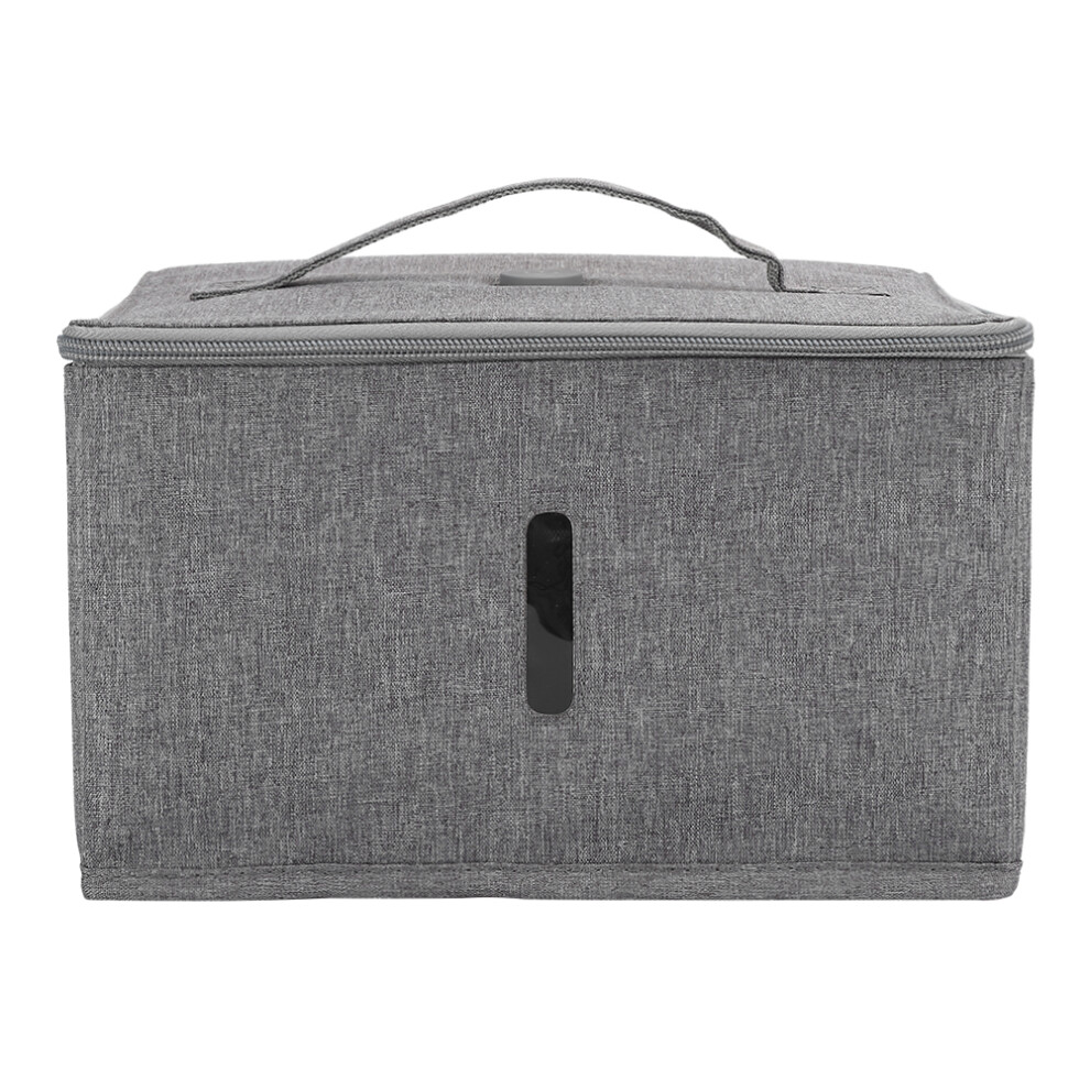 Wireless Controlled UVC Sanitizer Box Foldable Lidded Structure Water Resistant Inner Chamber Skin Friendly No Radiation Disinfection For Electronics