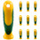 10Pcs Rubber File Handle Rectangular Hole Ergonomic Handles for 4inch Flat and Half File 3