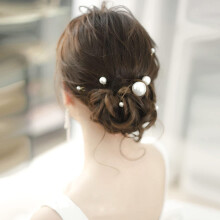 Épingles à cheveux en perles pour mariée, accessoires de mariage, pinces à cheveux en forme de U, design élégant