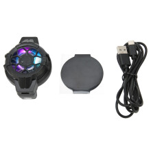 Handy-Kühler mit Schnellkühlung, leisem Motorbetrieb und vergrößerter Kühlfläche. Kompatibel mit mehreren Geräten für Gaming und Streaming.