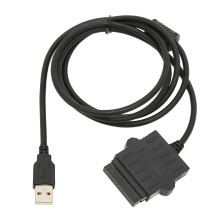 USB naar RS232-adapter met FTDI-chipset. Betrouwbare seriële converterkabel voor apparaten met DB9-poort. Ondersteunt plug-and-play. Compatibel met