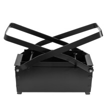 Paper Briquette Maker with CrossLever Compression, EcoFriendly Fuel for Fireplace and Wood Stove, Black 38x31x18cm