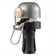 Racefiets Fiets Mini Bel Waterdicht Hoge Decibel Fietshoorn 18-25mm Stuurplug Bel Zilver