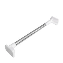 Adjustable NoDrill Shower Curtain Rod, RustResistant Tension Rod for Bathroom, Closet or Window