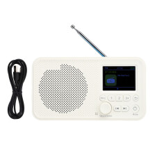 Radio con sintonizador digital y función de presintonización, receptor estéreo de onda corta, radio FM con DSP, funciona con pilas, temporizador