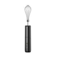 Handheld Electric Mixer USB Rechargeable Cordless Egg Beater with Foldable Design and Attachments