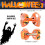 Σετ κλιπ μαλλιών για το Halloween για γυναίκες και κορίτσια, αξεσουάρ με τυπωμένα 1