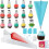 Cake Decorating Kit for Beginners with Reusable Piping Bag Set, Multiple Icing Tip Shapes 1