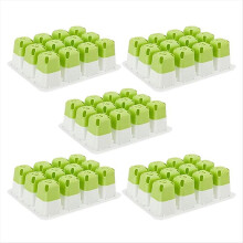 ZaailingstarterTrays Siliconen Kamerplanten Kweekbakken Set van 5 Herbruikbare Kamerplanten Kiembakken voor Bloemen