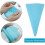 Cake Decorating Kit for Beginners with Reusable Piping Bag Set, Multiple Icing Tip Shapes 5