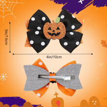 Accesorios perfectos para el cabello de fiesta para niñas, pinzas para el cabello con lazo de grosgrain de boutique, suaves y ligeras con una