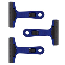 3Pcs Plastic Cleaning Scraper Set for Easy Adhesive Removal, Scratch Home and Office Use