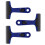3Pcs Plastic Cleaning Scraper Set for Easy Adhesive Removal, Scratch Home and Office Use 1