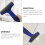 3Pcs Plastic Cleaning Scraper Set for Easy Adhesive Removal, Scratch Home and Office Use 4