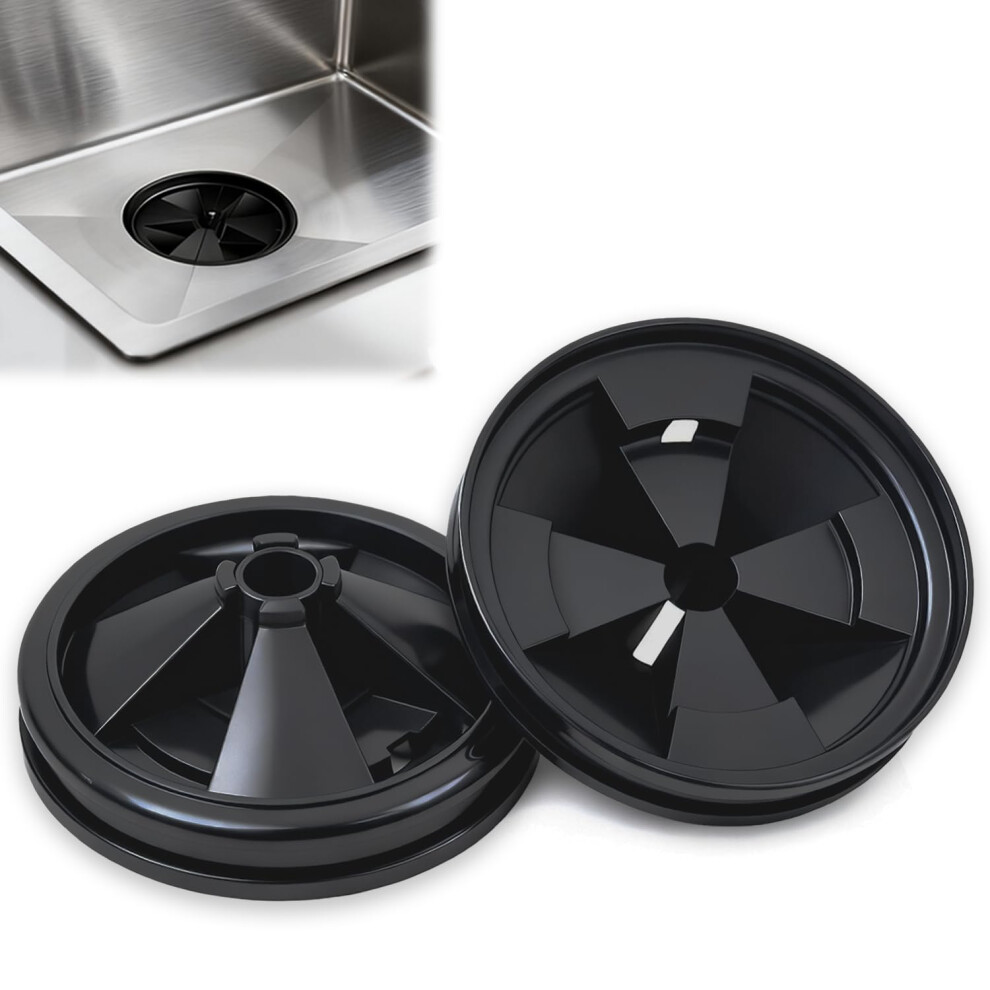 2 Pack 3 3/8 Inch Garbage Disposal Splash Guard Sink Baffle For Insinkerator Evolution Quiet Collar 9001264059682