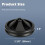 2 Pack 3 3/8 Inch Garbage Disposal Splash Guard Sink Baffle for InSinkErator Evolution Quiet Collar 5