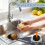 2 Pack 3 3/8 Inch Garbage Disposal Splash Guard Sink Baffle for InSinkErator Evolution Quiet Collar 4