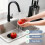 2 Pack 3 3/8 Inch Garbage Disposal Splash Guard Sink Baffle for InSinkErator Evolution Quiet Collar 3