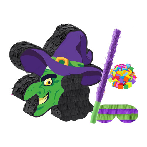 Halloween Witch Shape Piñatas For-   set