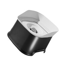 Hygienic Spill-Resistant Pet Dog Treat Food Dish-Black 1000ml