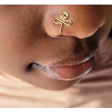 Anelli per il naso finti per donne e uomini, anelli per il naso a clip, set multi-stile, bracciale per il naso regolabile, gioielli senza piercing,