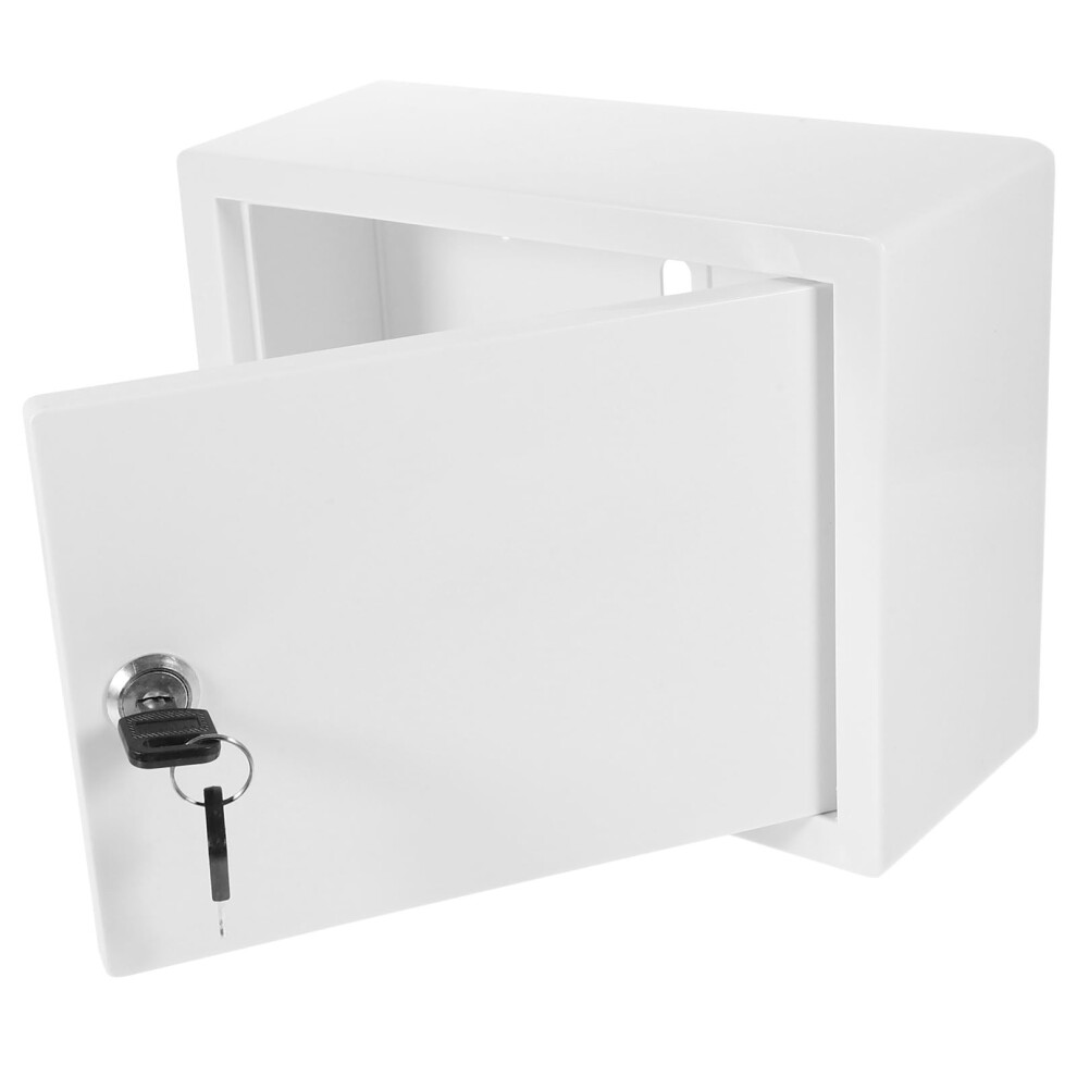 Lockable Wall Mounted Mailbox With Key Lock, Weatherproof Plastic For Home Or Office Outdoor Use 9119770778574