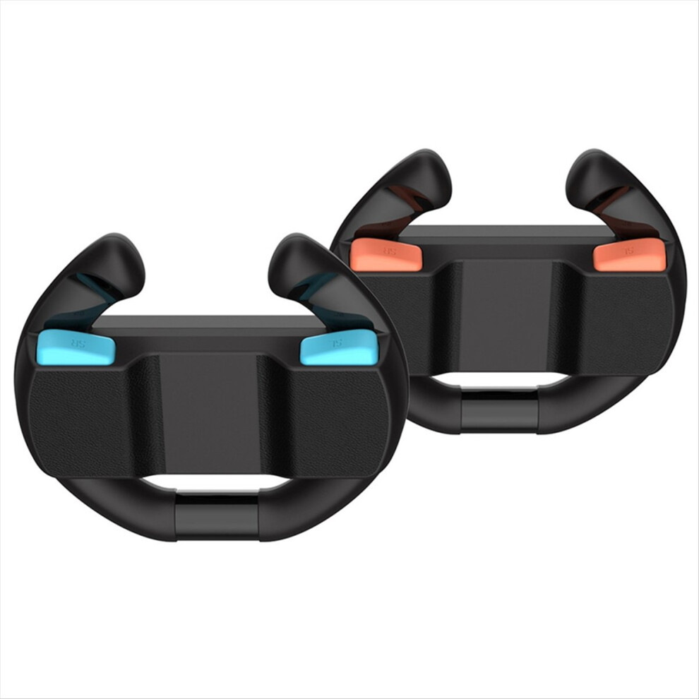 2Pcs Racing Steering Wheels For Switch 2 Ergonomic Controller Grips Enhanced Gaming Precision 4852840229594