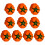 10pcs Fade Resistant Artificial Foam Pumpkin Collection-L 1