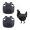 MultiPurpose Bird Guard Set Reduces Wetness Cold-Black Orange 4