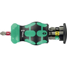Wera Kompakt Stubby Magazin RA 2 2025 universeller Schraubendreher mit Aufbewahrungslade