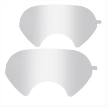10er-Packung abziehbare Linsenabdeckungen, kompatibel mit Atemschutzmasken der Serien 6885, 6000, 6700, 6800 und 6900, Schutzhülle