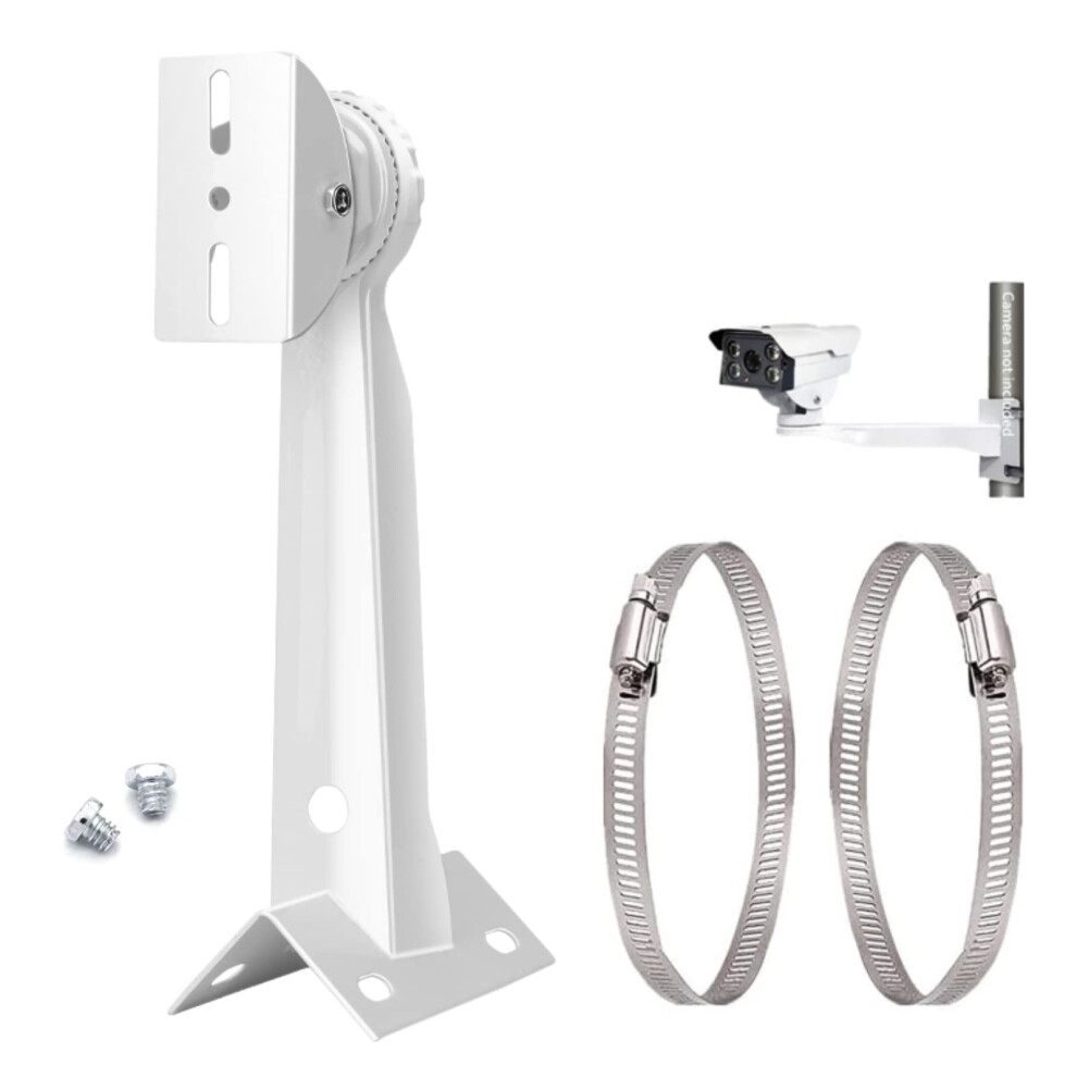 Cctv Camera Mounting Bracket, Weatherproof Aluminum Corner Mount For Security Cameras Wall Or Pole 9119770778864