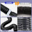 Flexible Rain Gutter Downspout Extension with Drain Extender, Extendable 18.5 to 59 in, 1 Pack 2