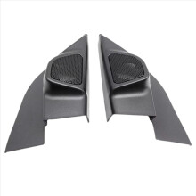 1 set auto tweeter luidspreker afdekking driehoek luidspreker afdekking decoratieve frame beugel voor Sunny 2010-2019