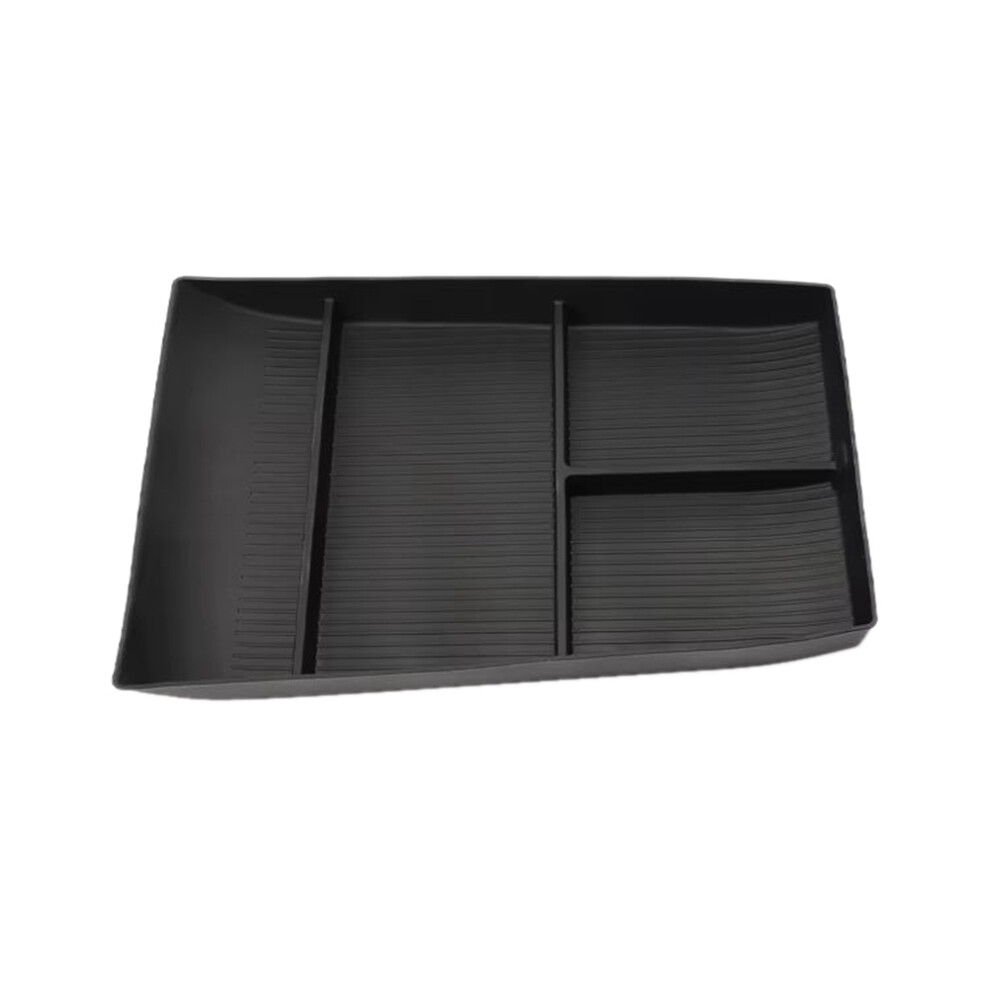 Car Central Lower Layer Tray Silicone Center Console Storage Box For 2023 2024 Accessories Tidying Lhd Black 4852840223790