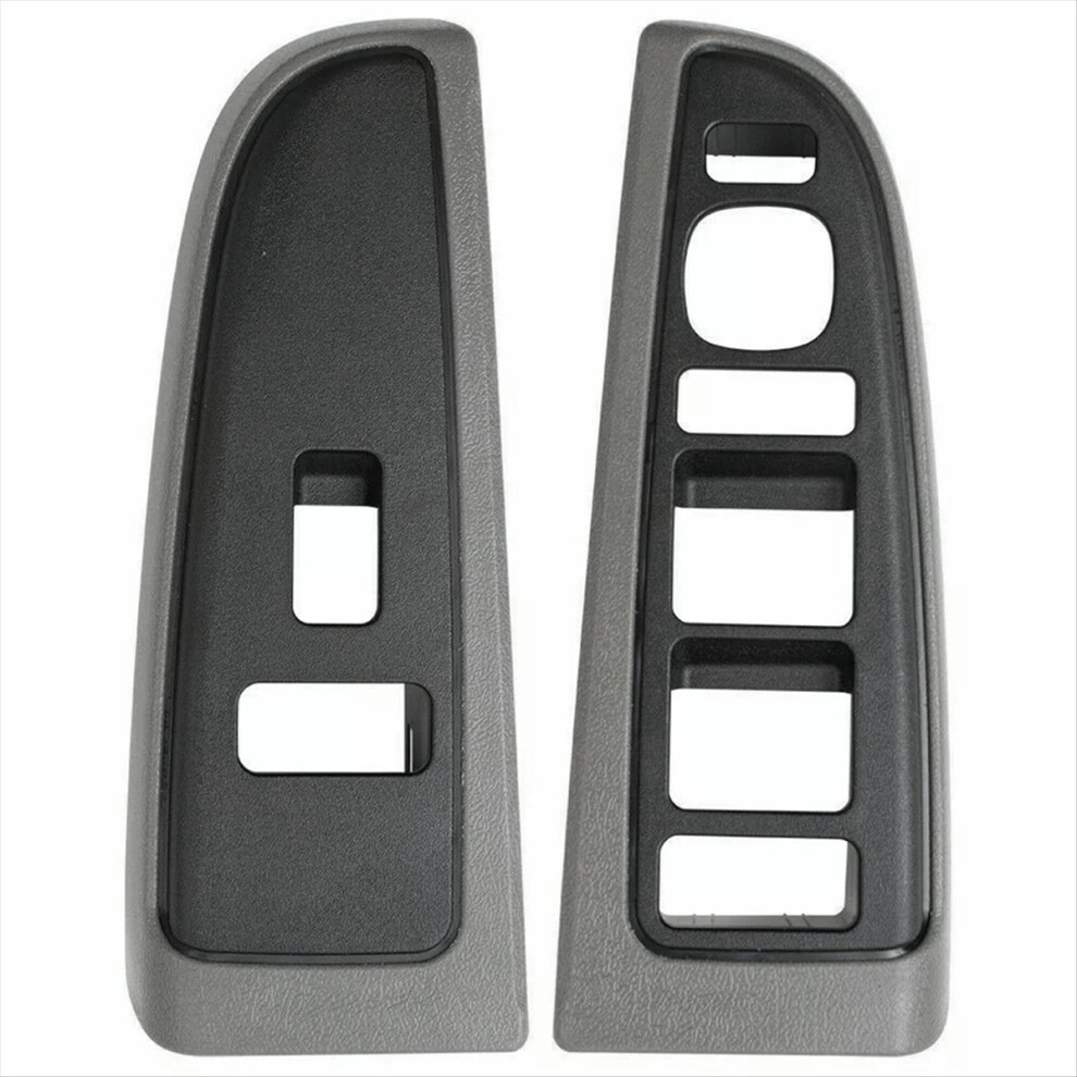1Pair Front Window Switch Bezel 89045128 89045120 For 03-07 Armrest Upper Panel Dark/Gray 4852840221529