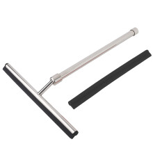 Shower Squeegee with Long Extendable Handle for Streak Glass, Mirrors and Tile Cleaning