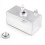 Universal Aluminium 2L Polished Intercooler Atomization Car Accessory Windscreen Washer Reservoir Bottle 4