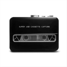 Portable Super USB Cassette Capture Player Speaker Multiple Power Supply Methods Digitizes Cassette Music to MP3