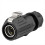 LP20 Industrial Aviation 2pin Panel Mount Male Plug Welding Cable Wire Electrical Power Connector Plug 1