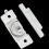 2 Pcs Durable Window Sash Locks for Up and Down Windows, RustResistant Latch Replacement 2