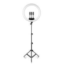18 Inch LED Ring Light with Tripod and Phone Holder for Live Streaming and Photography