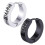 Σκουλαρίκια Huggie Hoop Stud, σκουλαρίκια Viking Runes σε στιλ πανκ γοτθικού στιλ, χαραγμένα 2