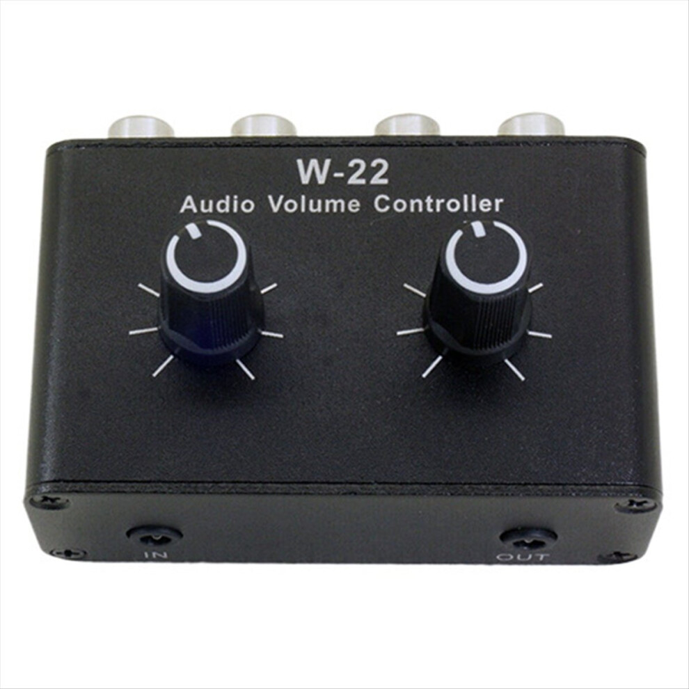 W-22 Passive Stereo Volume Audio Adjustment Controller Left And Right Channel Adjustment 4852840230439