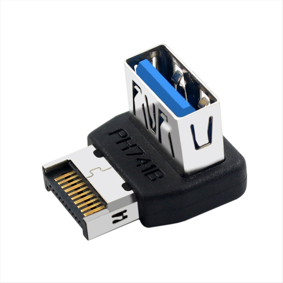 Usb C Header Adapter Type-E To Usb 3.1 90 Degree Steering Converter For Computer Motherboard Internal Connector Ph741b 4852840235946