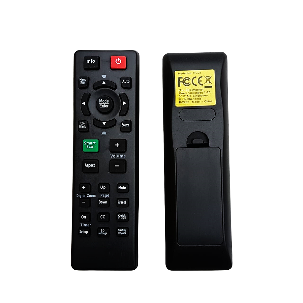 New Projector Remote Control For Benq Mp670, Ms500, Ms502, Mw814st, Mw817st, Mx501, Mx503, Mx701 Red 6935161409482