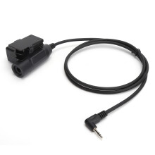Gevoelige antislipknop, tactische adapter, helder geluid en compact ontwerp voor gebruik met een walkie-talkie, constructie met stevige clip voor