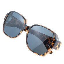 Occhiali da sole da donna con aste in acetato di alta qualità, montatura leggera in TR90 con design "fit over glasses", protezione UV400 e lenti