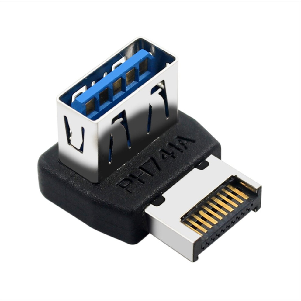 Usb C Header Adapter Type-E To Usb 3.1 90 Degree Steering Converter For Computer Motherboard Internal Connector Ph741a 4852840235939